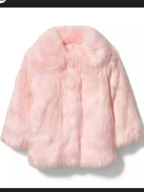 Janie and Jack Faux Fur Coat 3-4T